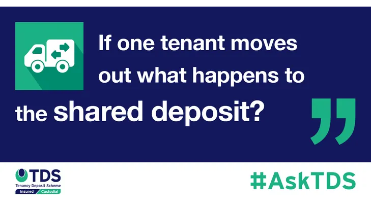 AskTDS If one tenant moves out what happens to the joint deposit?