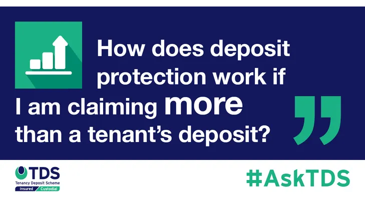 deposit protection claims more than tenants deposit