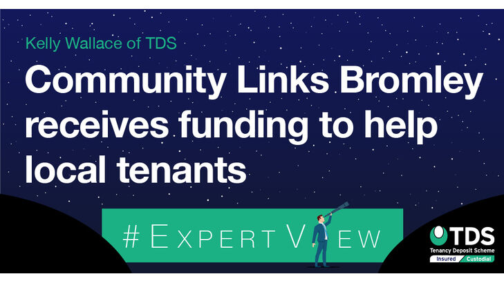 image saying Community Links Bromley receives funding to help local tenants