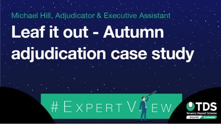 image saying Leaf it out - Autumn adjudication case study