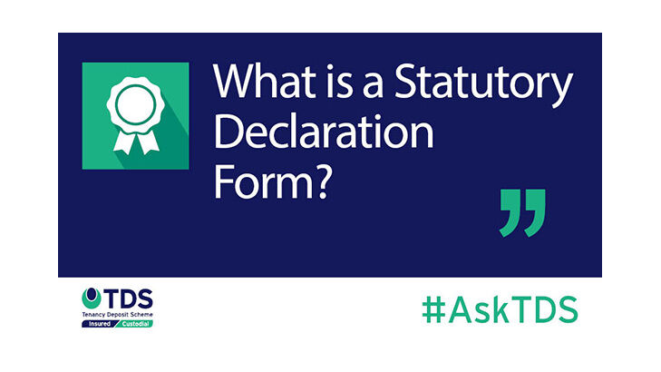 Image of #AskTDS: What is a Statutory Declaration Form? - tenancydepositscheme.com