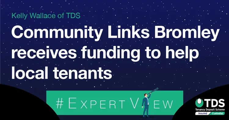 image saying Community Links Bromley receives funding to help local tenants