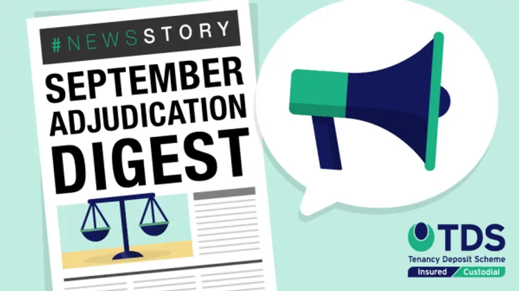 Image saying: September Adjudication Digest