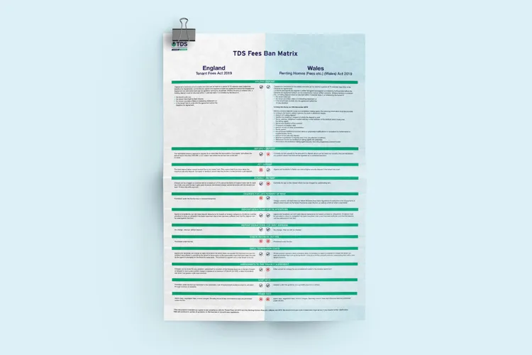 Tenant Fees Ban Matrix - December 2019 Edition