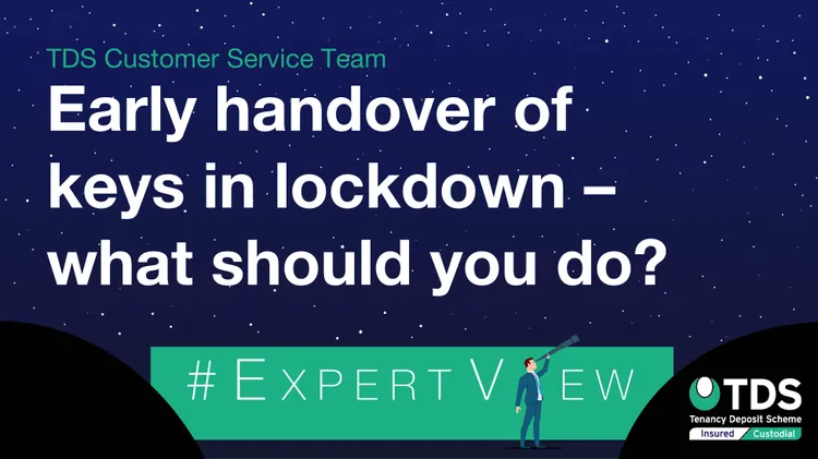 ExpertView blog image - Early handover of keys during lockdown