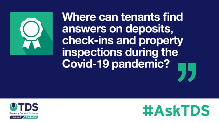 AskTDS blog graphic - check ins and property inspections during Covid-19