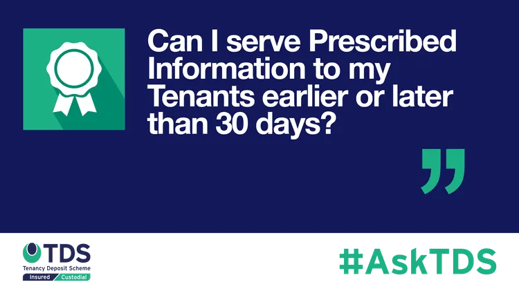 In this week's #ASKTDS, we're presented with a question regarding the rules of serving Prescribed Information (PI).