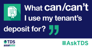 landlords can or can't use deposit