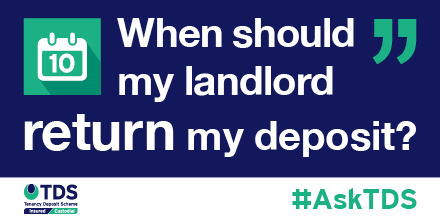 when should my landlord return my deposit