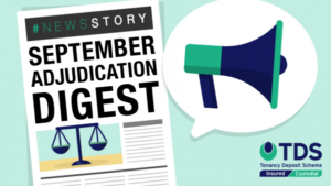 Image saying: September Adjudication Digest