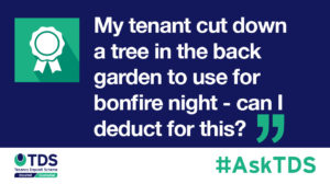 AskTDS blog image - Can I deduct from my tenants deposit?