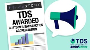 Image saying "TDS Awarded Customer Satisfaction Accreditation"