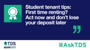 AskTDS blog graphic - Student tenant tips