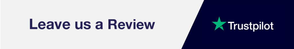 Trustpilot 'leave us a review' banner