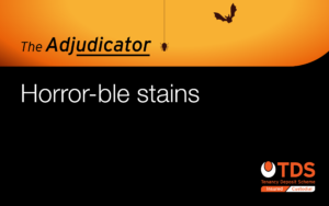 The Adjudicator - Horror-ble stains