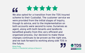 Rick Purdy, TDS Testimonial