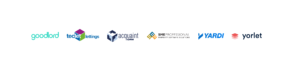 goodlord, teclet lettings, acquaint CRM, SME Professionals, Tardi, Yorlet logos